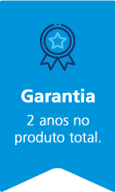 Selo 2 anos de garantia total multi split daikin