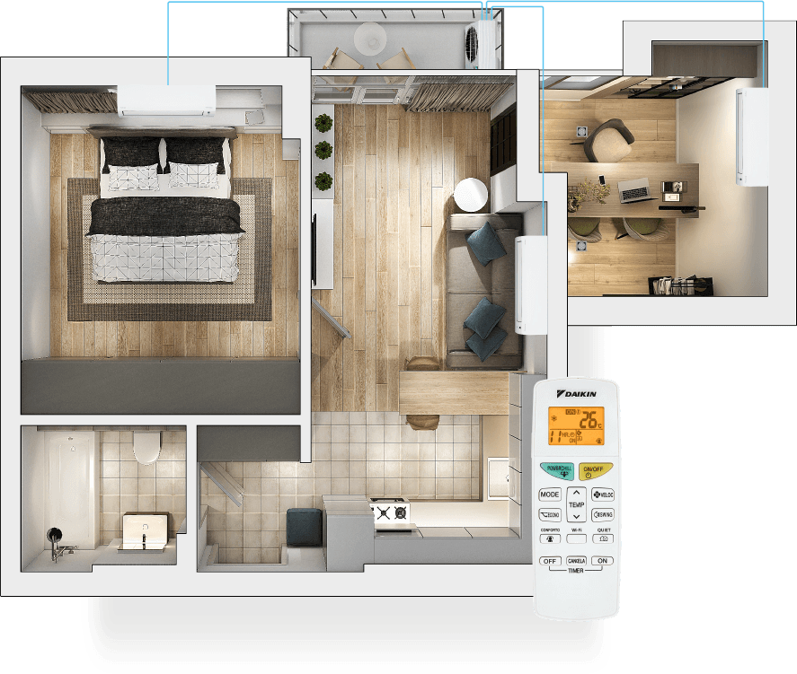 Instalação Multi Split daikin